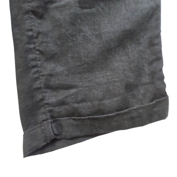 J.Jill Love Linen 2XL Black Relaxed Fit Cropped Pants Elastic Waist - Picture 15 of 16